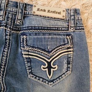 Womens Rock Revial Classic Donna Bootcut Jeans